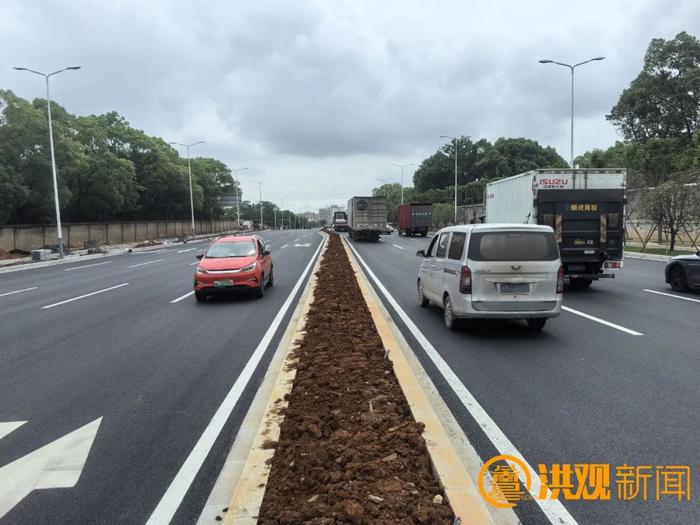 方志敏大道（西外环高速互通－庐山大道）改造工程实现双向全幅通车