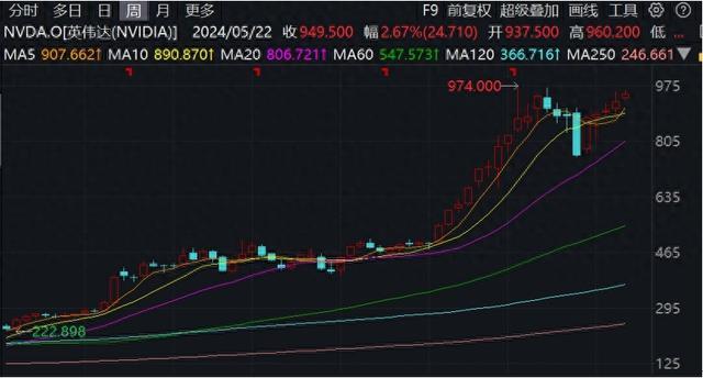 英伟达公布第一财季业绩，盘后股价大涨并首次超过1000美元