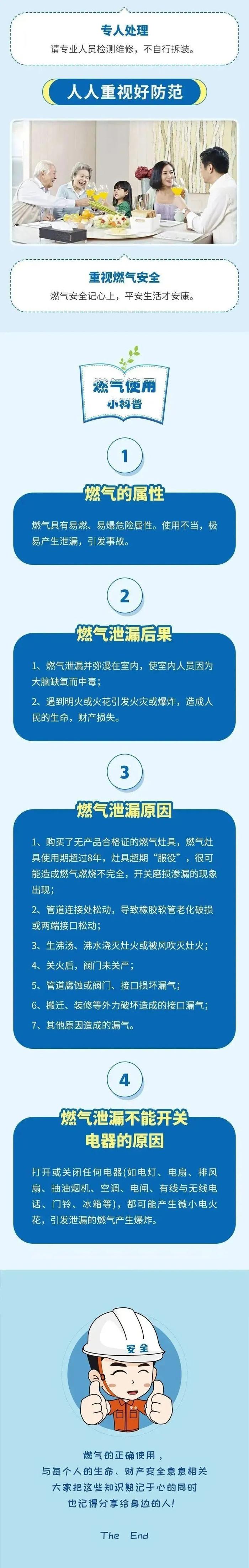 如何安全使用燃气？这些知识要记牢