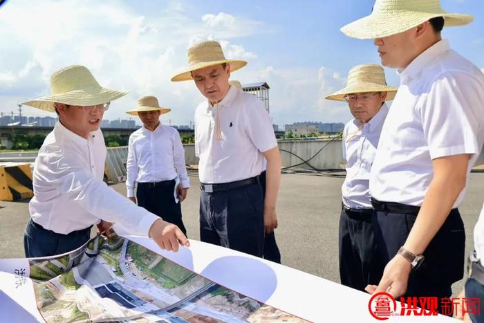 李红军调研洪州大道（洪州大桥）、复兴大道（复兴大桥）建设工作