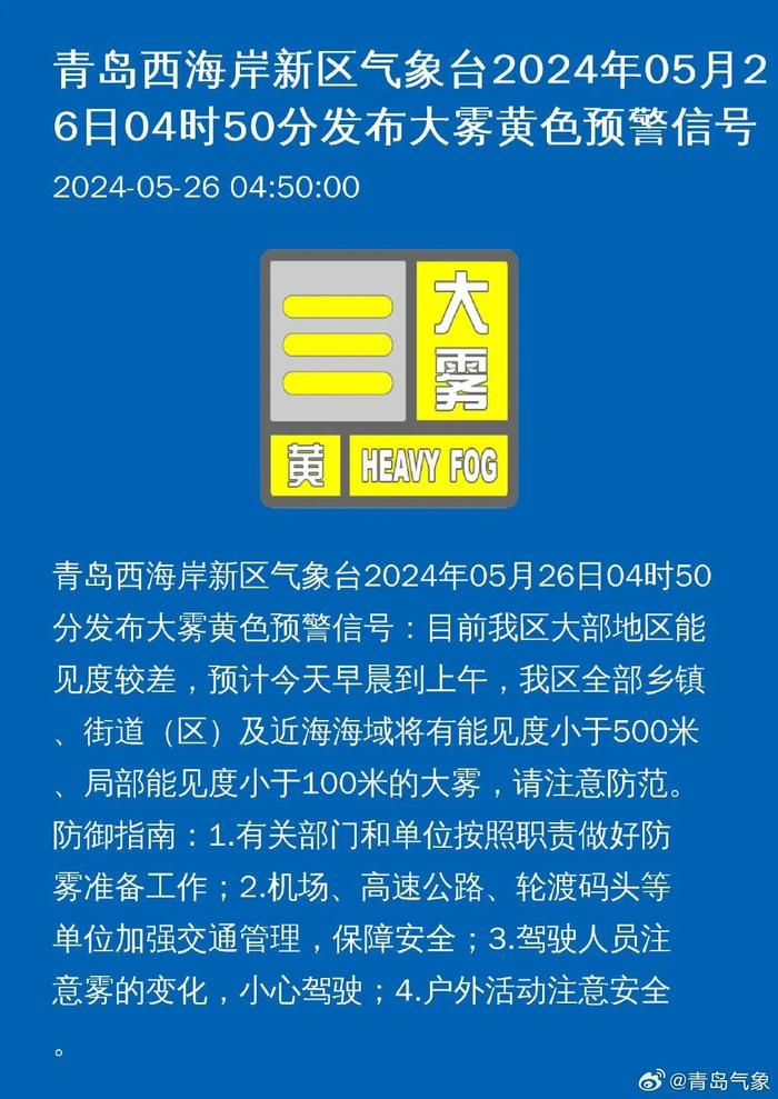 刚刚，市南、市北、李沧、崂山发布预警信号！青岛雨势较大，想出门的朋友…先老实在家待着吧！