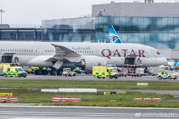 卡塔尔航空一客机遇严重气流，机上6名乘客和6名机组成员受伤