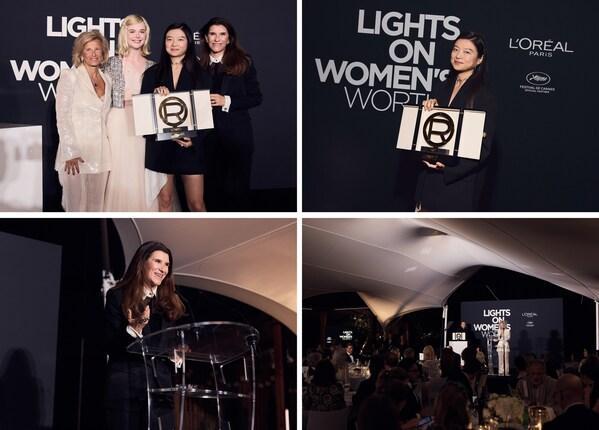 中国女导演李蔚然荣获巴黎欧莱雅第四届Lights On Women's Worth Award