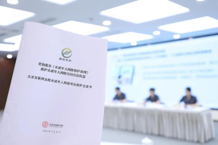 涉未成年人网络案件逐年上升 北京互联网法院发布《未成年人网络司法保护白皮书》