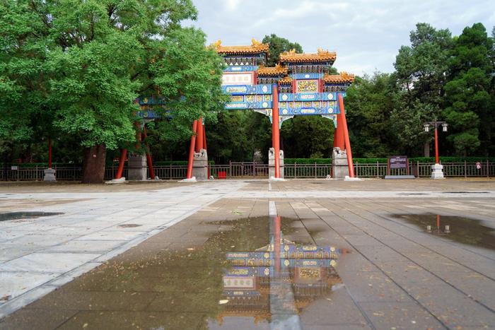 速看！雨后的景山公园