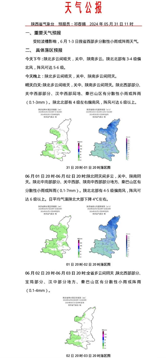 陕西发布重要天气预报！新一轮降雨、降温就在……