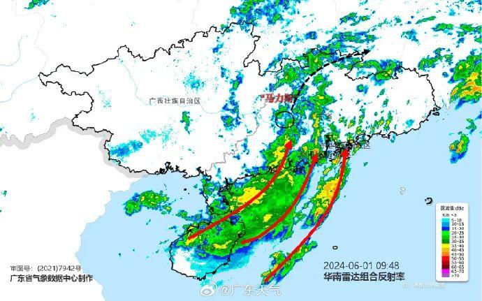 台风“马力斯”的中心今天擦着佛山路过，大雨在广东开列车！明天还有大雨吗？