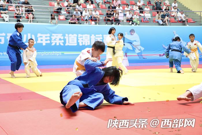 西安市青少年柔道锦标赛在西咸新区泾河新城体育中心开赛