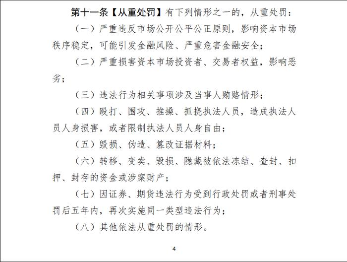 公开征求意见！证监会将出台首个系统规定行政处罚裁量基准