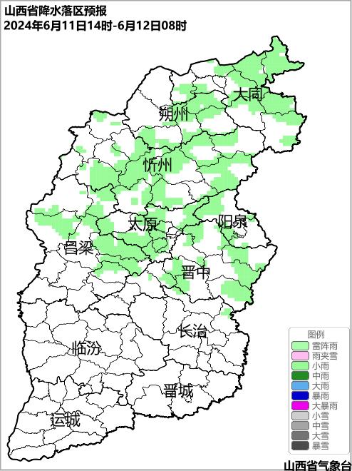 山西南部局地将有40℃以上高温天气