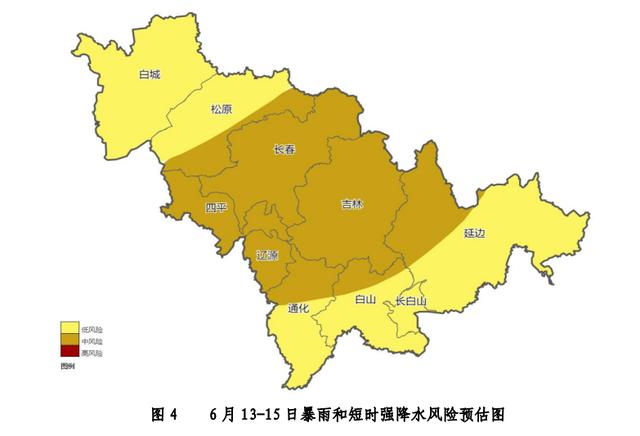 未来三天吉林省将出现雷暴大风、冰雹、短时强降水