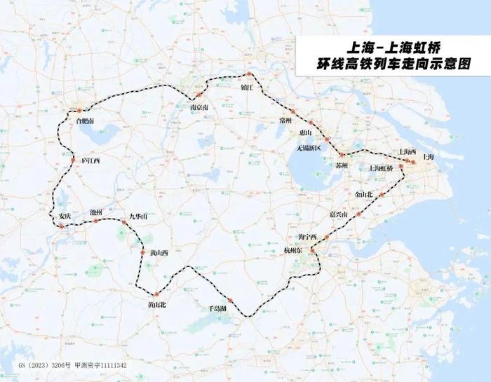 从上海到上海，横跨三省一市！这条超级环线高铁即将上线
