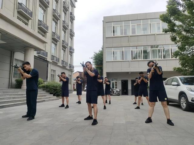 三原法院司法警察大队开展实战化大练兵课目训练