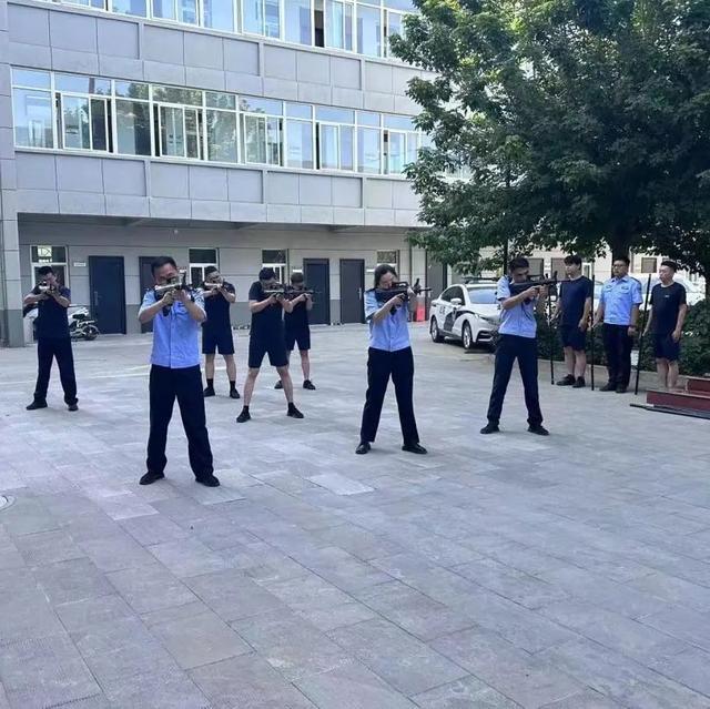三原法院司法警察大队开展实战化大练兵课目训练