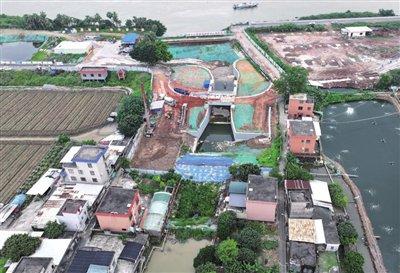 广州黄七顷水闸水下工程通过验收（图）