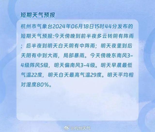 杭州傍晚的天刷屏了！说好的雨何时下？大转折马上到！