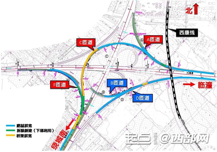 西安绕城高速方家村立交项目基本完工 6月底前通车