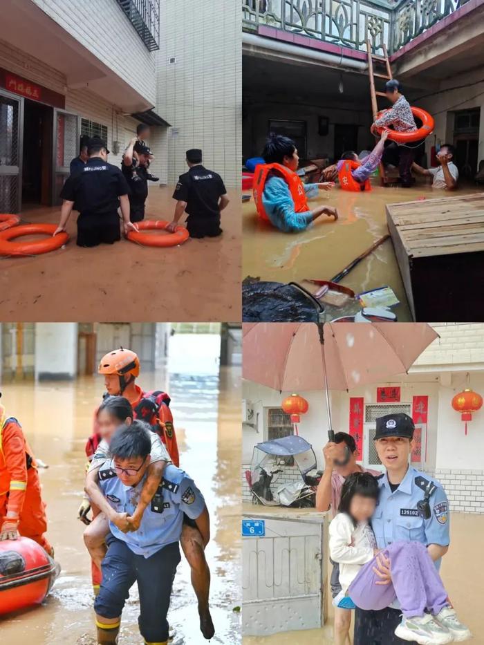 面对强降雨，他们诠释了什么叫众志成城！