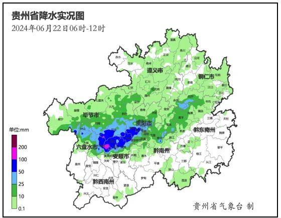 需警惕自然灾害防范次生灾害！贵阳暴雨天气还将持续！贵州24个县（市、区）出现短时强降水