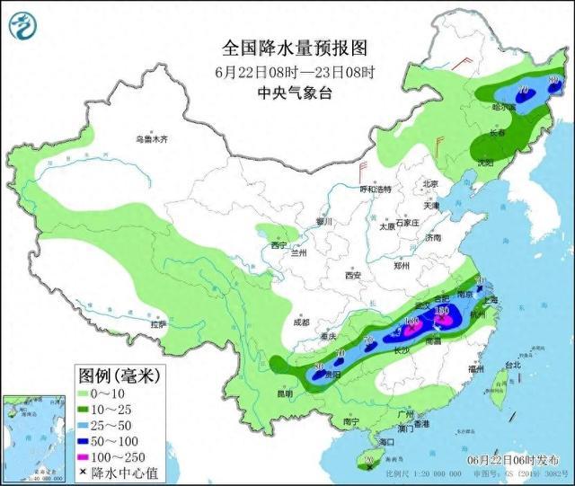 暴雨黄色预警继续发布！贵州至江南北部有强降雨，东北需防强对流！