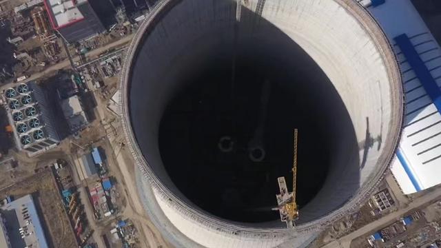 呼和浩特最高建筑更新：228米，为世界最高间接空冷塔