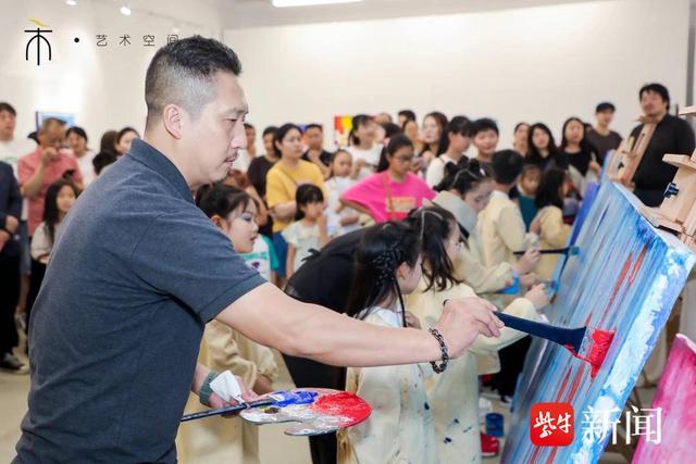 首届苏州吴中区跨学科美育浸润计划实践暨多校联合青少年艺术展开幕