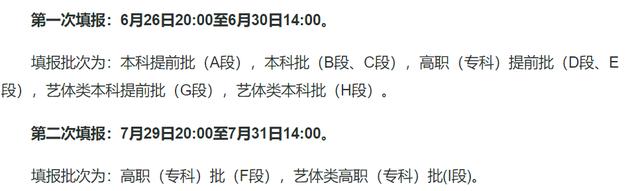 汇总：2024各地高考志愿填报时间来了