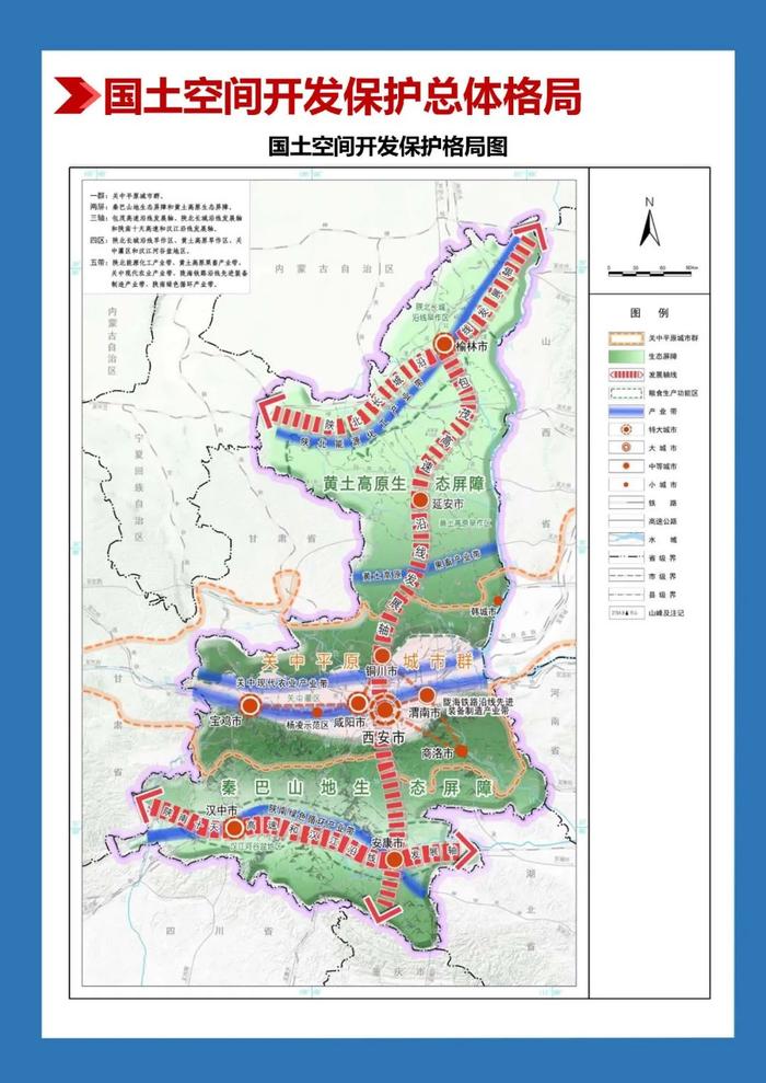 陕西省国土空间规划（2021—2035年），一图读懂→