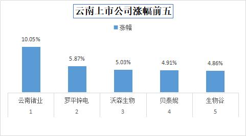 今日收盘，云南锗业涨停