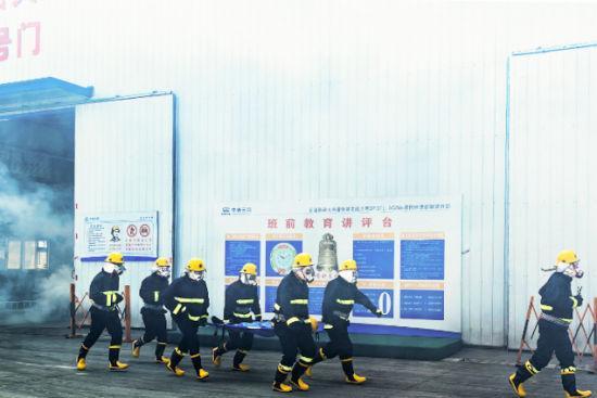 盐城大丰港铁路项目开展消防应急演练 筑牢安全生产防线