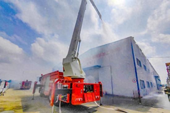 盐城大丰港铁路项目开展消防应急演练 筑牢安全生产防线