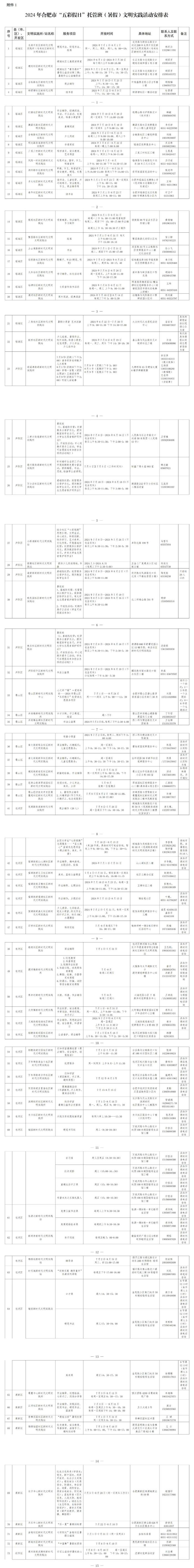 免费！合肥暑假托管班来了