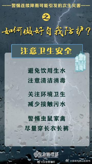 暴雨来袭这样自救警惕次生灾害，这些避险知识请牢记