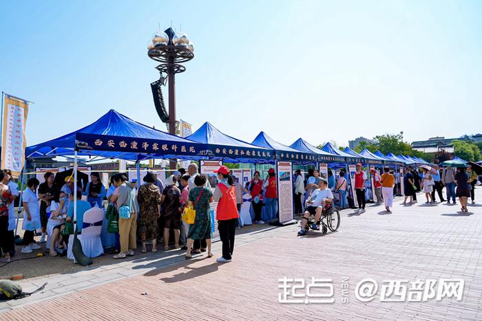 陕西开展中医药法施行7周年主题活动 10余所医院中医专家现场义诊