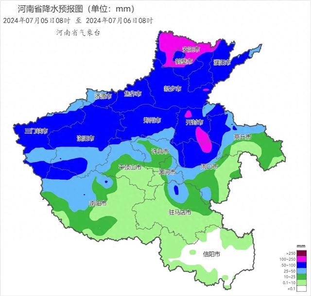 明天，郑州有大到暴雨 局部伴有短时强降水、雷暴大风等强对流天气