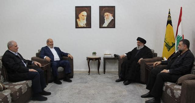 黎真主党领导人会见哈马斯代表团，讨论加沙局势