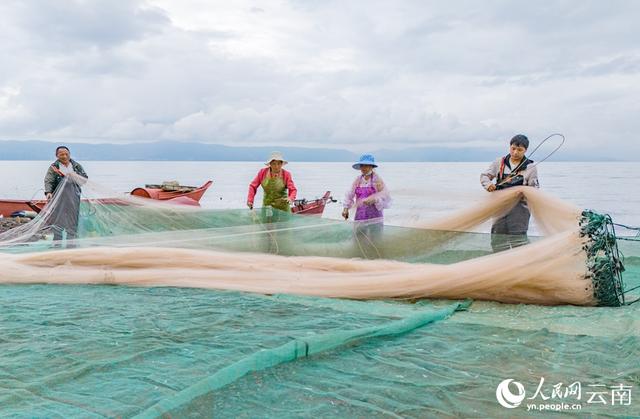 我国最大深水型淡水湖泊开启捕鱼模式