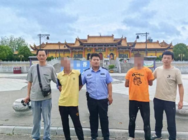 安徽蚌埠两名盗窃嫌疑人作案后到寺庙烧香 闭眼求平安时落网