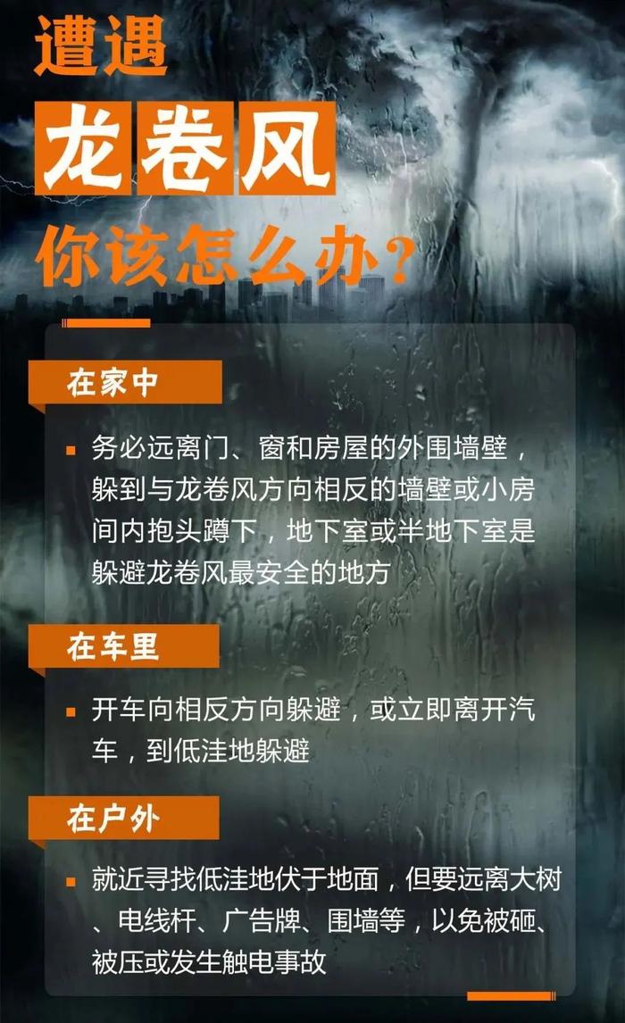 山东多预警齐发！今晚降雨持续，局地10级以上雷暴大风+龙卷，防御指南→