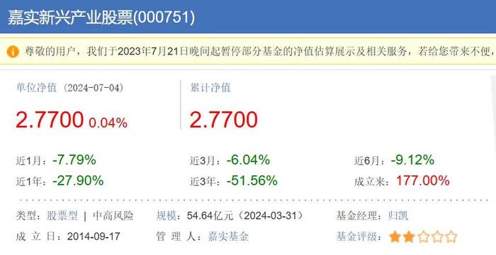 嘉实基金“扛把子”：花边传闻缠身，3年巨亏175亿