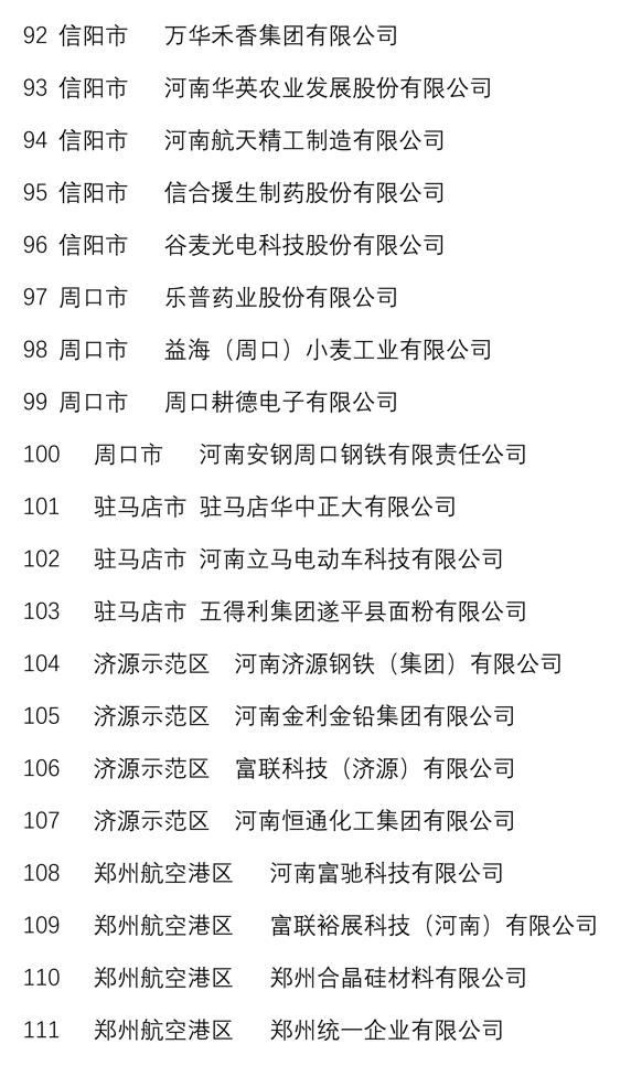 郑州18家企业入选！2024年河南省制造业头雁企业拟定名单公示