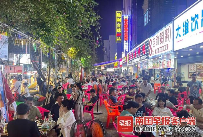 南宁闹市区又一夜市将开市！途经车辆注意绕行→