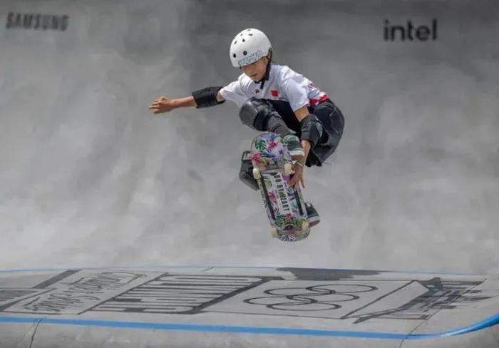 广东11岁滑板小将将出征奥运