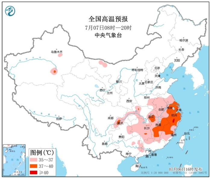 明天和今天是“复制+粘贴”！晴、热、晒“三件套”延续到下周二