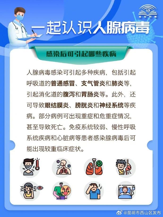 腺病毒感染会引发哪些疾病