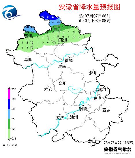 未来一周安徽省多降水过程