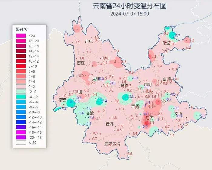 下周开篇，云南大部地区多云，局地仍有强降雨……