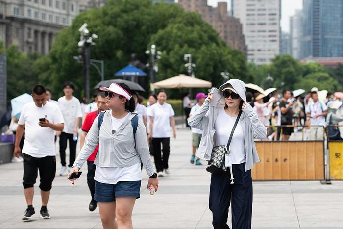 天气｜上海连续五日高温橙色预警，本周有望降温