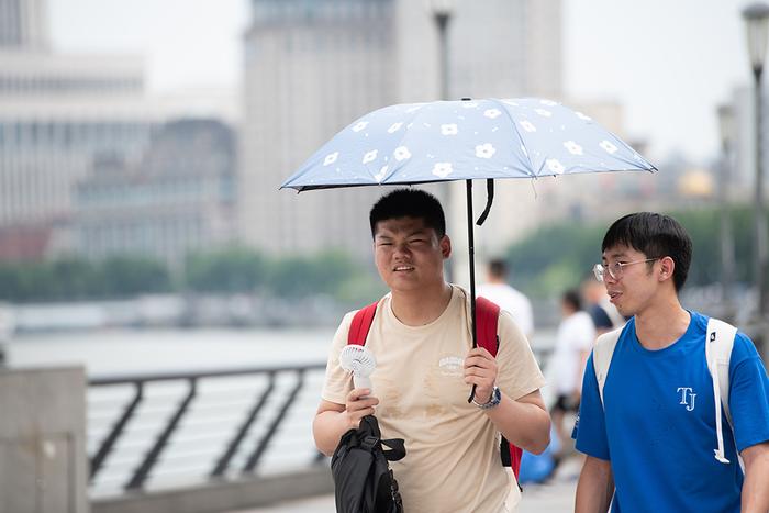 天气｜上海连续五日高温橙色预警，本周有望降温