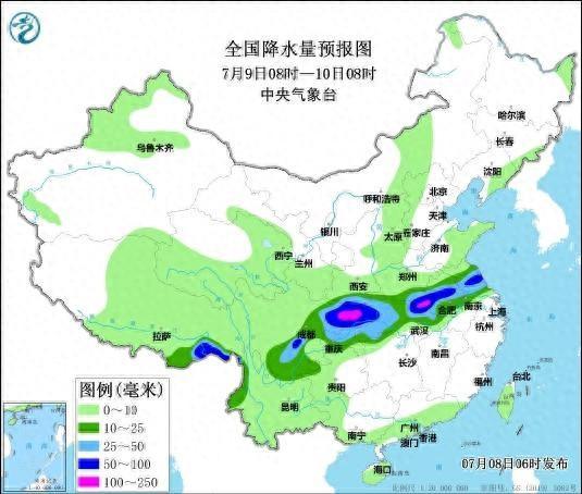 中央气象台：四川盆地至淮河流域将有强降雨